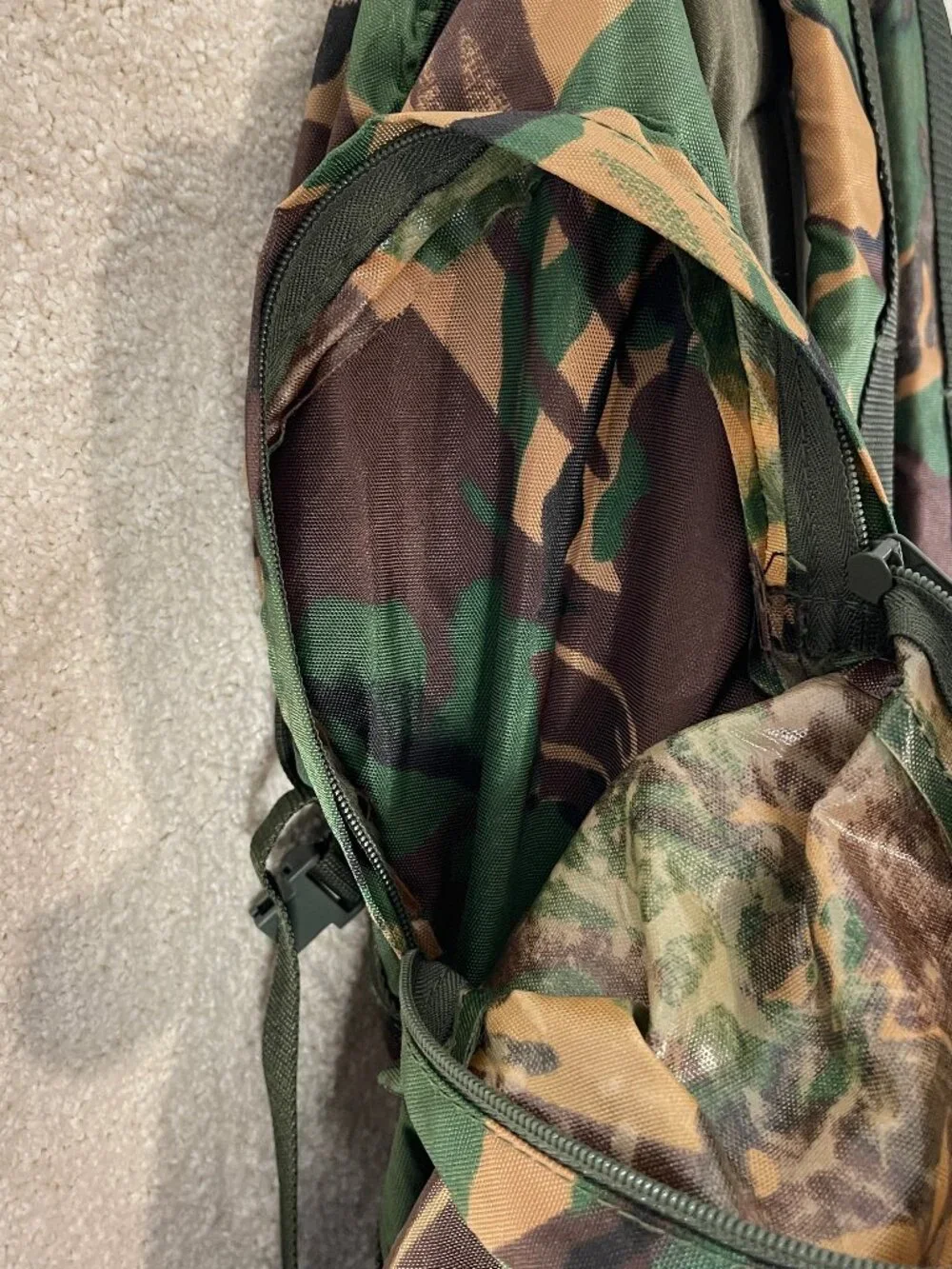 Vintage Wynnster DPM Camo Backpack Mens One Size Hiking Camping Rucksack Outdoor